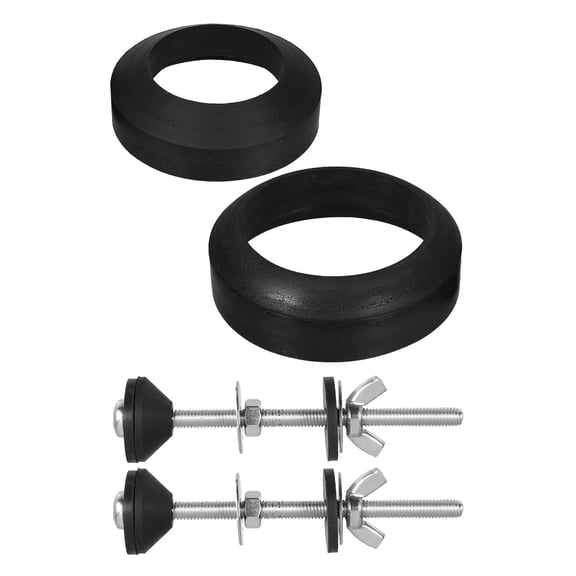FUTUREORYY Toilet Repair Kit with Rubber Bolts and Water Parts, 1 Set for Easy Toilet Maintenance