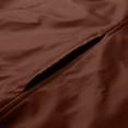 thumbnail image 6 of Daolelai Gothic Style Solid Color Cardigan Button Leather Long Trench Coat Halloween Robe, 6 of 7