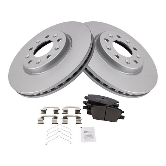 Front Brake Pad and Rotor Kit - Compatible with 2020 - 2023 Chevy Malibu 2021 2022