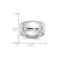 thumbnail image 2 of Sterling Silver 9mm Half Round Milgrain Band, 2 of 2