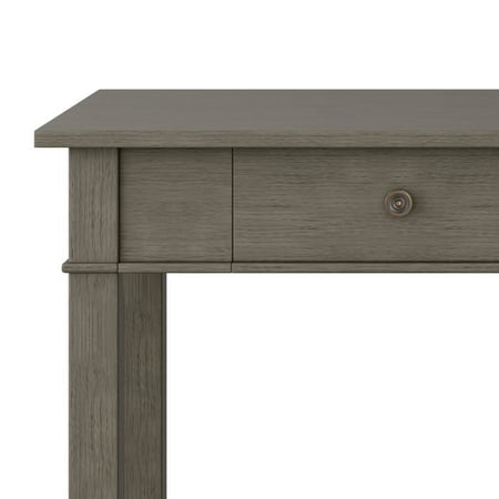 Simpli Home - Carlton Rectangular Contemporary Wood 1-Drawer Table - Farmhouse Gray