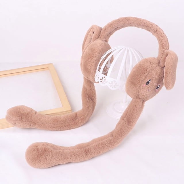 Cache-oreilles Unisexes avec Oreilles de Lapin Mignon, Bandeaux d'Hiver/extérieur