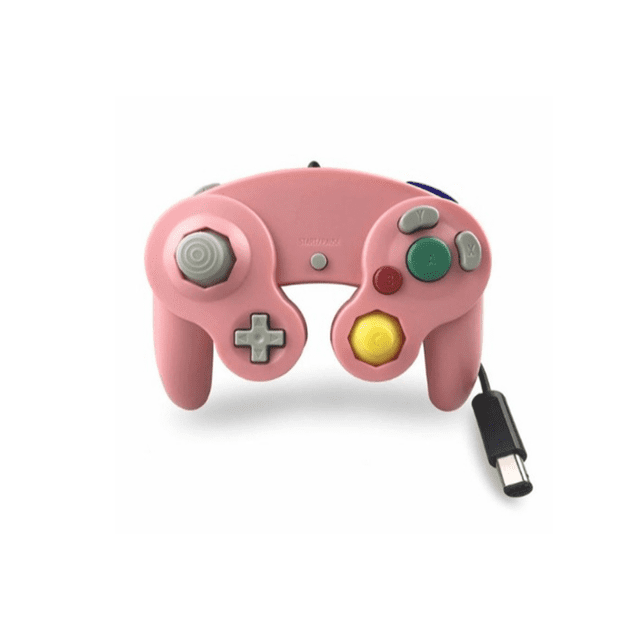 DAMAIE Manette Gamecube, Manettes Filaires Manette Classique 2 Pack Joystick pour Nintendo et Wii Console Télécommande de Jeu