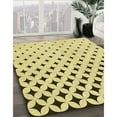 thumbnail image 3 of Ahgly Company Machine Washable Indoor Rectangle Transitional Sun Yellow Area Rugs, 8' x 12', 3 of 7