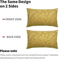 thumbnail image 5 of Yellow Lumbar Pillow Covers 12x20 Set of 2 Vintage Floral Botanical Print Spring Flower Plant Pattern Rectangle Decorative Throw Pillow Cases Outdoor Farmhouse Decor for Home Sofa Couch Bed, 5 of 6