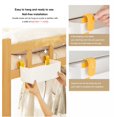 thumbnail image 3 of Bedside Organizer Storage Caddy Hanging as Bunk Bed Storage Accessories Handrail Multi Pockets for Dorm Bunk Bed Shelf, White, 3 of 6