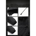 thumbnail image 5 of Fengqque Men's Hooded Windproof Water Resistant Rain Jacket Windbreaker Pockets for Hiking Fishing Travel Black XXXL(XXXL), 5 of 9