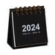 thumbnail image 3 of Calendario De Escritorio De Pie 2x2024 Mini Calendario De Escritorio Pequeño Para Escritorio De Oficina En Casa Negro 2 piezas, 3 of 10