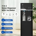 thumbnail image 5 of IKT Self Cleaning Water Dispenser with Ice Maker Bottom Load for 5 Gallon，22lbs Daily Capacity，3-Temp（Hot/Room/Cold），Child Safety Lock，Empty Bottle Light，Black, 5 of 10