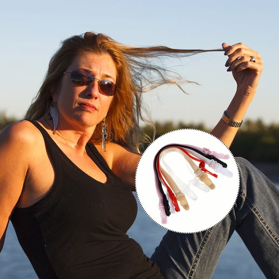 FOLOYORI Elastic Bra Straps Holder with NonSlip Buckles for Women Adjustable and Comfortable 6pcs Assorted Color