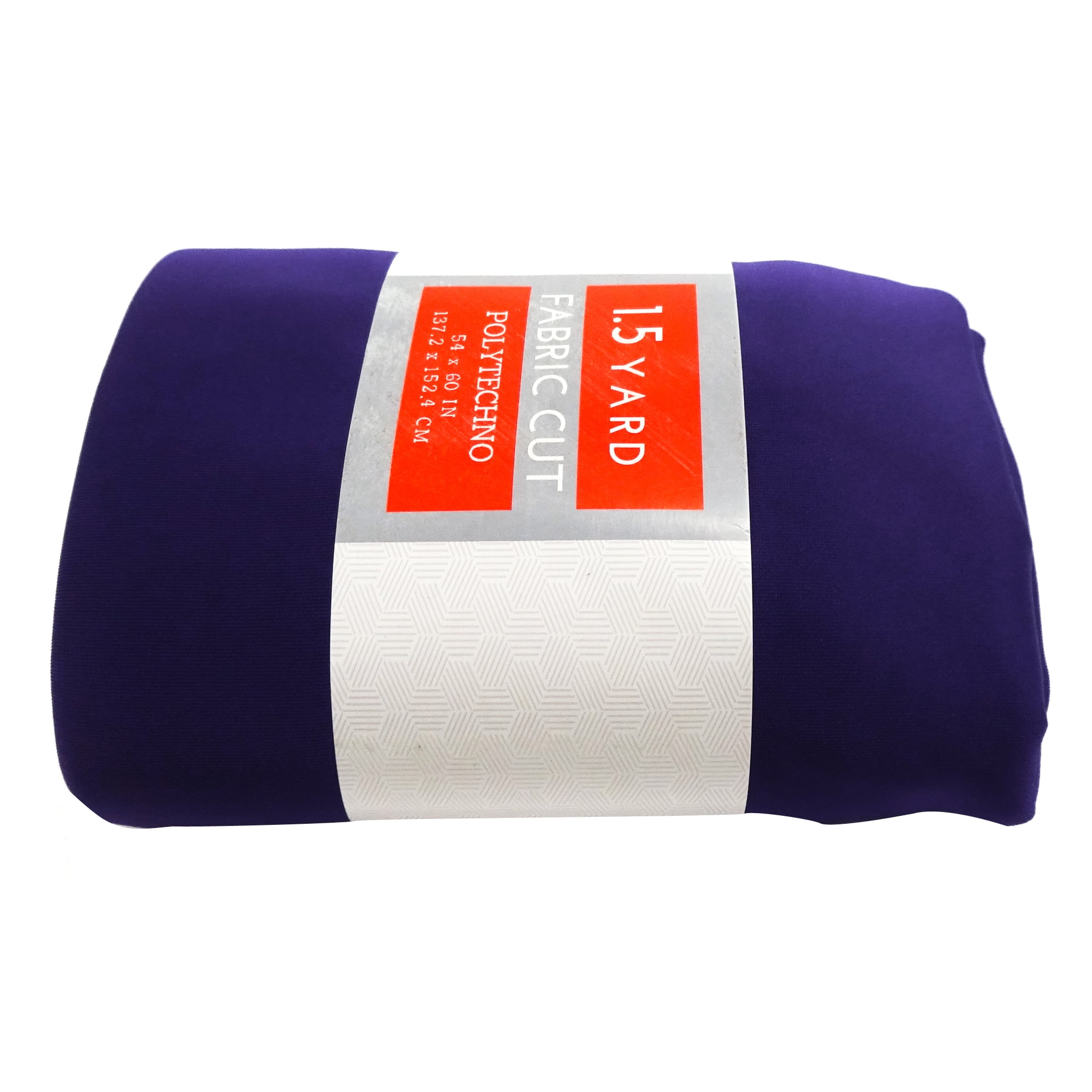 Shason Textile 60" x 1.5 yd Polyester Blend Spandex Polytechno Two Way Stretch Apparel Fabric, Purple