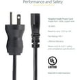 thumbnail image 6 of Startech.com Hospital Grade Cord - 15 Ft / 4.5m - Nema 5 15p To C13 - Supply Cord - Monitor Cable - Cable - Iec 60320 C13 To Nema 5-15p (p) - 125 V - 10 A - 15 Ft - Black, 6 of 10