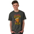thumbnail image 5 of Will Trade Sister for Pizza Joke Men's Graphic T Shirt Tees Brisco Brands S, 5 of 6