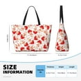 thumbnail image 4 of Fotbe Cute Mushroom Bolsa de Viaje para Playa - Resistente al Agua, Bolsa Tote de Gran Capacidad y Ligera con 7 Bolsillos para Mujeres y Hombres, 4 of 7
