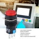 thumbnail image 5 of Botón 5 uds interruptor de botón momentáneo LA16-11/AB6-M AC 250V 3A DC 30V 5A interruptor de botón redondo ANGGREK Otros, 5 of 8