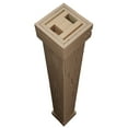 thumbnail image 5 of Ekena Millwork 6"W x 6'H Pecky Cypress Endurathane Faux Wood Non-Tapered Square Column Wrap w/ Standard Capital & Base, 5 of 20