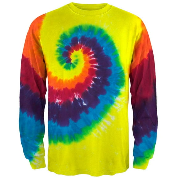 Spiral Tie Dye Long Sleeve T-Shirt