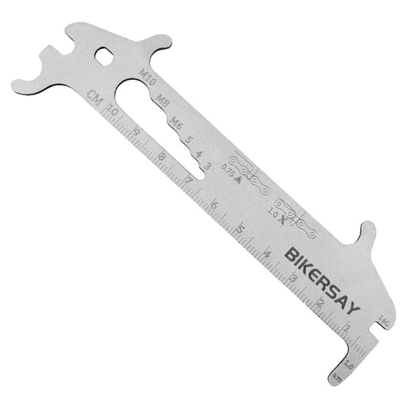 Chain Checker,Core Removal Tool Chain Checker Bolt Indicator Chain Presta Valve Core Valve Core Removal 7-in-1 Bike Chain Tool Presta Valve Chain Bolt Mewmewcat Indicator Cle Chain Qisuo