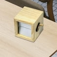 thumbnail image 6 of Fancyes Photo Frame Hand Crank DIY Gifts for Couple Photo Album Display Box for Wedding Events Anniversary 8 Piece Light Brown, 6 of 8