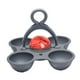 thumbnail image 3 of Temporizador de huevos hervido para huevos huevos suaves y duros, dispositivo de cocina, para cocinar fácilmente, sostenga 4 huevos cambia de colores Gris rojo, 3 of 8