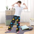 thumbnail image 5 of Colorful Birds Pattern Pajama Pants Soft Lightweight Lounge Pants Bottoms Sleep Pants Warm Comfy, 5 of 9