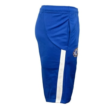 Chelsea FC Soccer Shorts by Rhinox , 3/4 Length, Adult Large