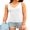 White, variant on Sociala Womens Tank Tops with Shelf Bra Square Neck Camisole Tops for Women Casual Cotton Cami Shirts