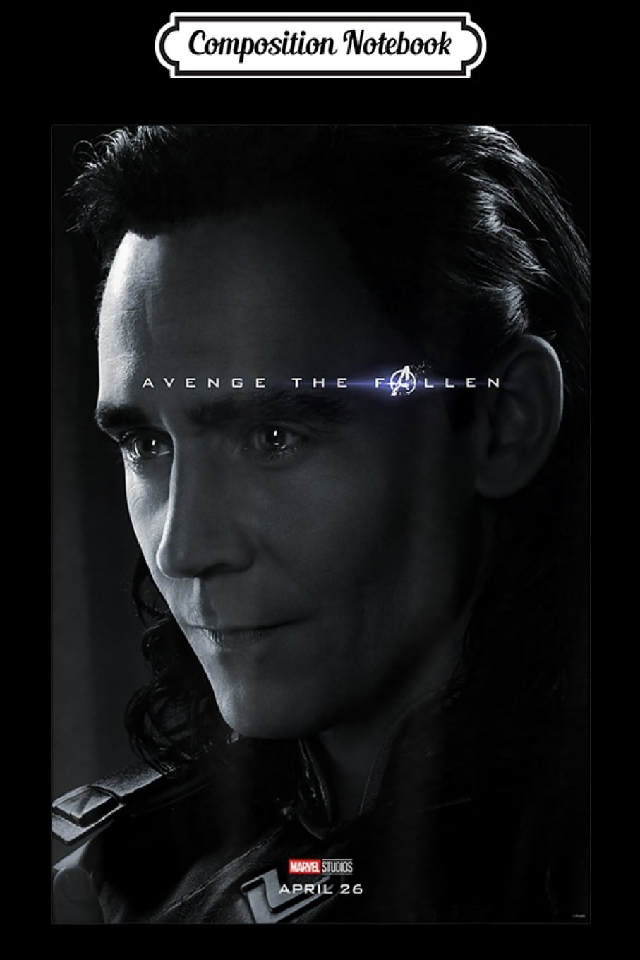 Composition Notebook: Marvel Avengers Endgame Loki Avenge The Fallen ...