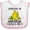 White and Pink, variant on Inktastic Someone in San Diego Loves Me Boys or Girls Baby Bib