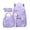 Purple #088, variant on Kids Backpack for School Girls, Waterproof Backpack w/Lunch Box | 3Pcs Lightweight Girls Bookbag w/ Lunch box & Pencil Pouch Combo Cute Backpack for Elementary Middle School Teen