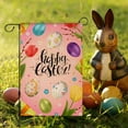 thumbnail image 5 of HongHeng Easter Garden Flag, Easter Decor Bunny Eggs Yard Flag 13x17 Double Sided, Easter Garden Flags Holiday Spring Burlap Signs Home Decorations Rustic Outdoor Farmhouse, 5 of 6