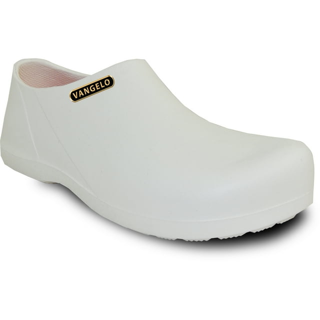 vangelo Sabot Professionnel Antidérapant pour Femmes et Hommes Chaussure de Travail Chaussure d'Infirmière Chaussure de Chef CARLISLE WHITE