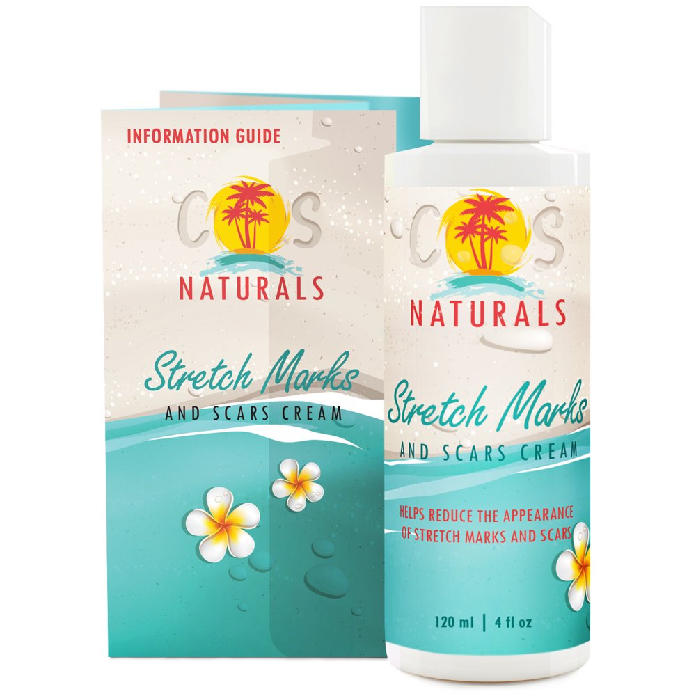 COS Naturals Stretch Marks and Scars Cream Body Lotion with Natural