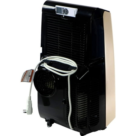 Amana - Portable Air Conditioner with Remote Control for Rooms up to 450-Sq. Ft. - Gold/Black