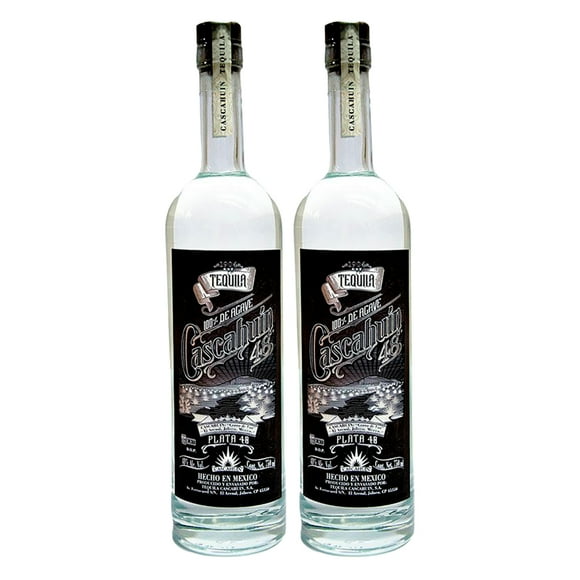 Duo Pack Tequila Artesanal Cascahuín Plata 48 750 Ml