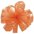 thumbnail image 1 of Offray Ilissa Sheer and Satin Craft Ribbon, 5/8-Inch Wide by 25-Yard Spool, Orange/Opal, 1 of 1