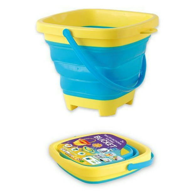 Multifunctional Foldable Beach Bucket Sand Toy For Kids Plastic Sand