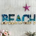 thumbnail image 5 of LAMIRO Beach Theme Letter for Wall,Beach Resin Letters,Beach Style Signs Blue Starfish and Shell Wall Decor for Home,Hanging Wall Art for Living Room Kitchen Bedroom Decor, 5 of 7