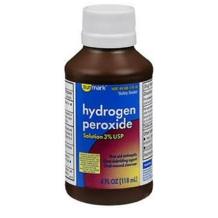 Sunmark Antiseptic Hydrogen Peroxide Antiseptics Solution 3%, 4 oz