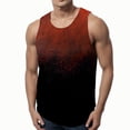 thumbnail image 2 of Ketyyh-chn99 Débardeurs pour Hommes 2024 Été T-Shirts à Manches Courtes à Col Rond pour Hommes T-Shirts pour Hommes Doux Rouge, TG, 2 of 4