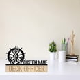 thumbnail image 3 of Handmadetneonsign Deck Officer Metal Nameplate, Deck Nameplate, Deck Officer Desk Name Plate Decor, 3 of 4