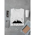 thumbnail image 3 of Get Lost Mountains Graphic Men White T-Shirt, Male Medium, 3 of 4