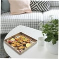 thumbnail image 3 of SHOWERORO 1Pcs Nonstick Square Pizza Baking Pan Carbon Steel Heat Resistant Tray, 3 of 8