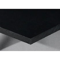 POLYETHYLENE BLACK HDPE .060" X 6" X 12" NON-TEXTURED PLASTIC SHEET