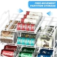 thumbnail image 5 of stusgo 4 Tiers Stackable Can Rack Organizer, Wear-resistant Upgrade Beverage Food Can Dispenser Holder Holds up to 48 Cans for Kitchen Cabinet and Pantry (White), 5 of 7