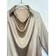 thumbnail image 2 of Blusa CORIRESHA elegante satinada con cuello vuelto para mujer, color champán, 2 of 5