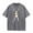 Gray, variant on Men's Victorious Knight T-Shirt Acid Wash Medieval Armor Graphic Tee Oversized Streetwear Fantasy Gamer Casual Top Black,L