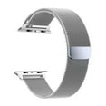 thumbnail image 1 of Correa de reloj Irfora Correa de reloj de acero inoxidable reemplazable Correa milanesa con hebilla magnética compatible con Apple Watch 2/3/4/5/6 / se 38 / 40mm Plata Irfora Correa de reloj, 1 of 5