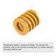 thumbnail image 3 of Resorte de matriz de Compresión Unique Bargains Carga Ligera Amarillo 22mm OD 25mm Largo, 3 of 5