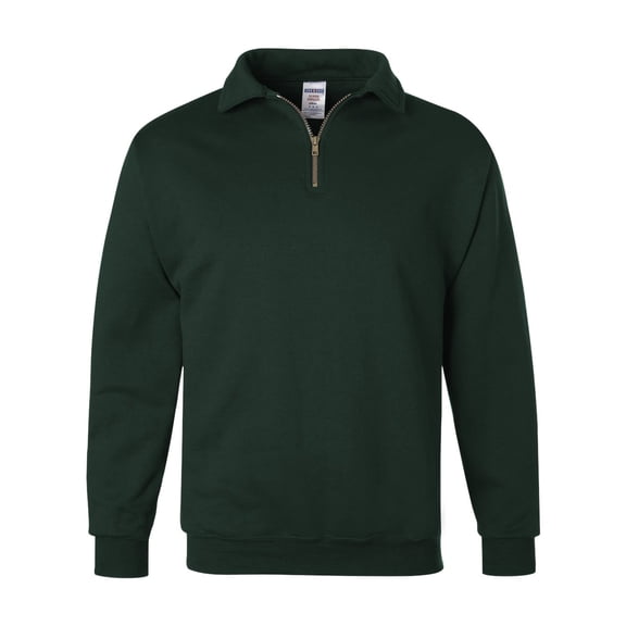 Fleece SUPER SWEATS Quarter-Zip Cadet Collar Sweatshirt